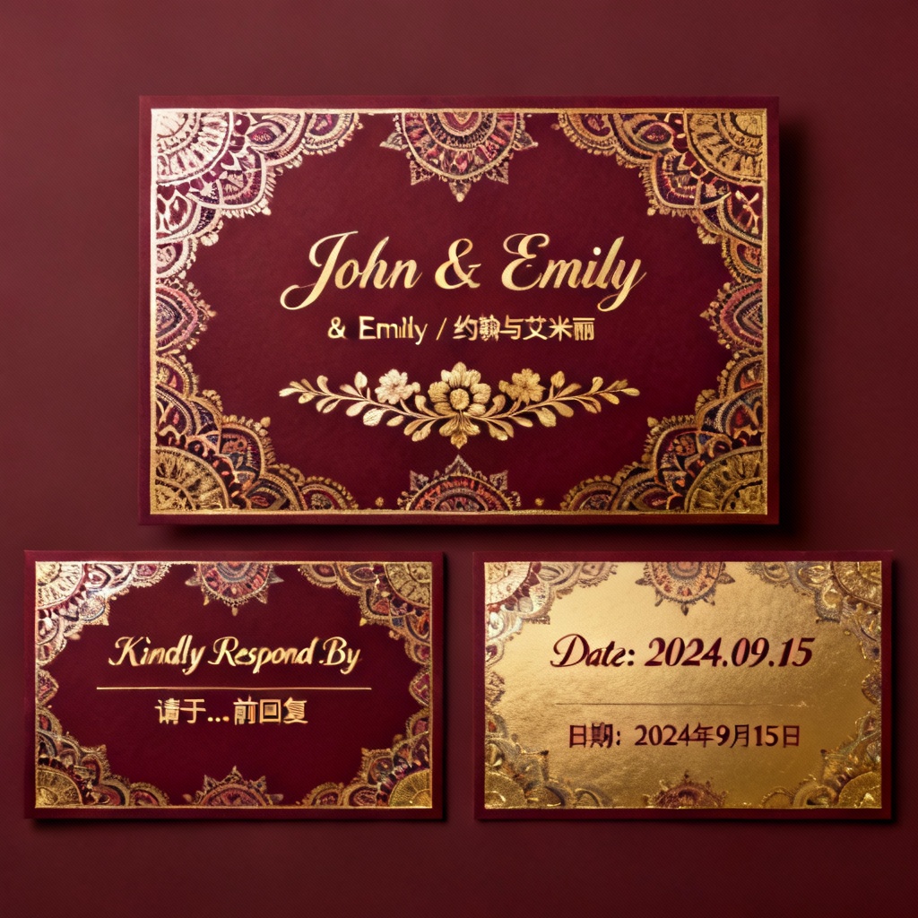 AI Indian Wedding Invitation Card