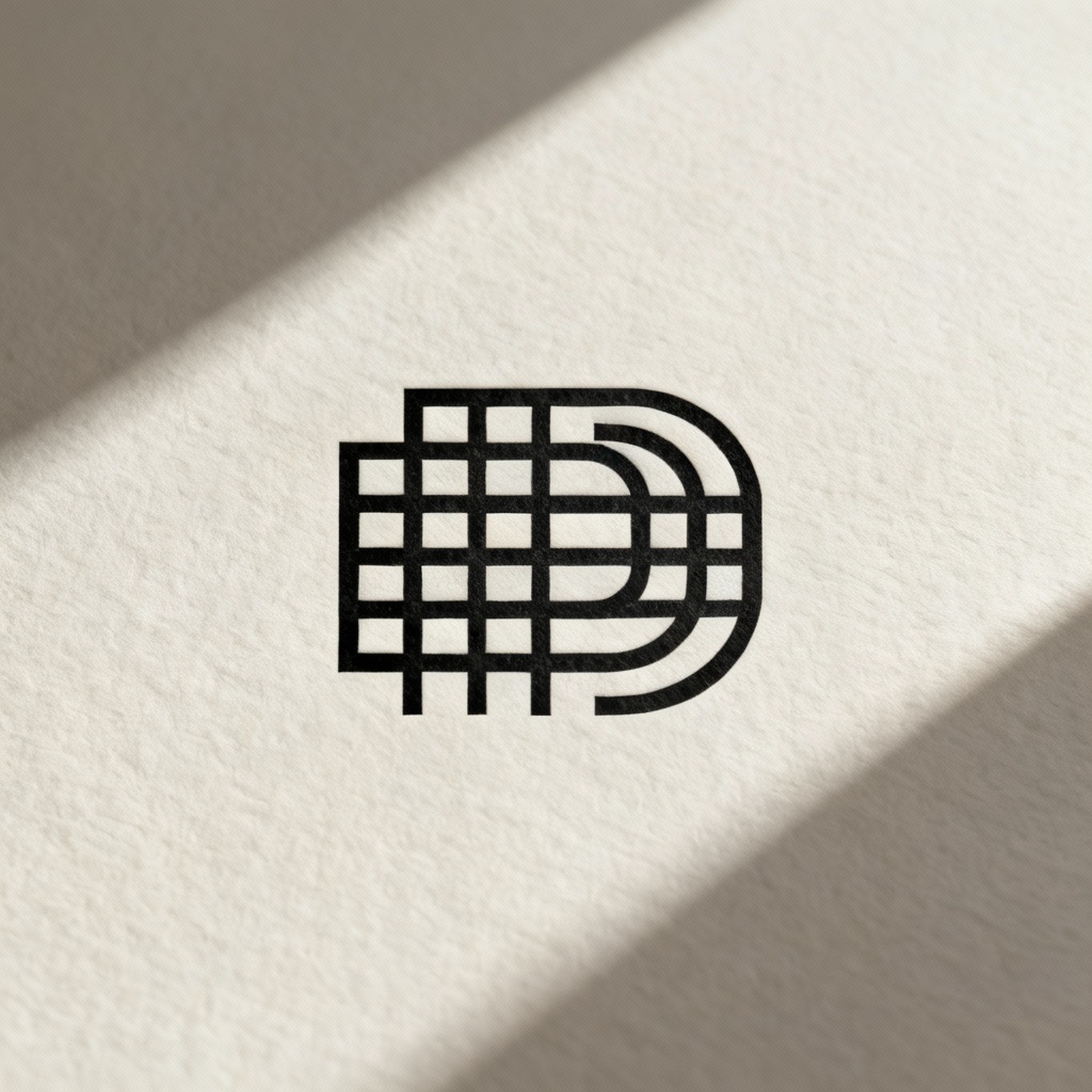 AI sleek logo grid presentation