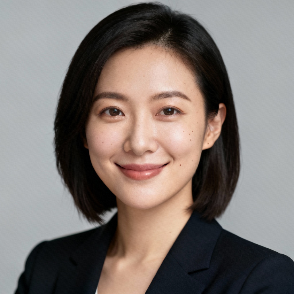 AI LinkedIn Smiling Formal Headshot