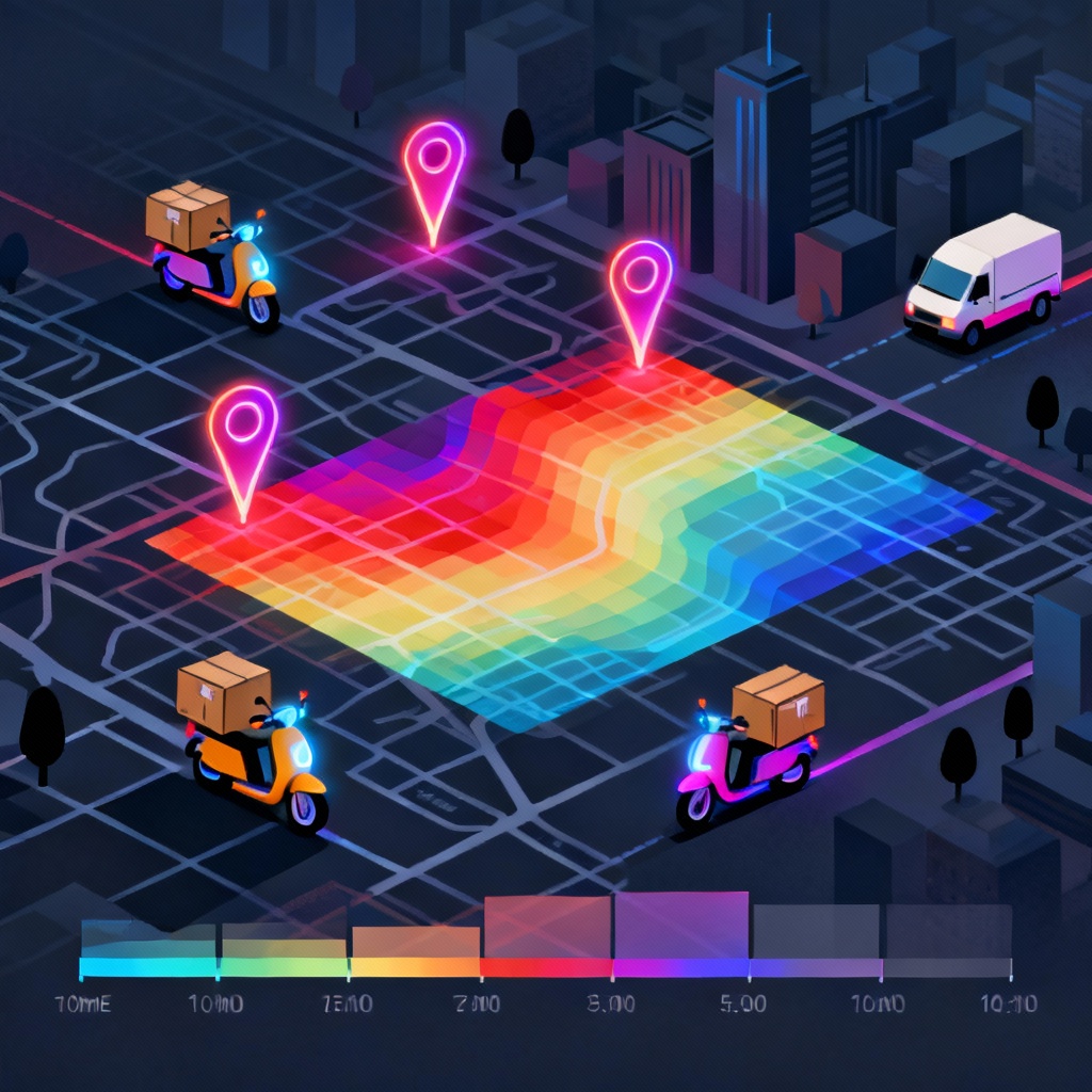 AI Last-mile Delivery Heatmap Map