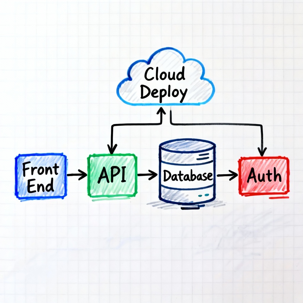 AI generated full stack application blueprint