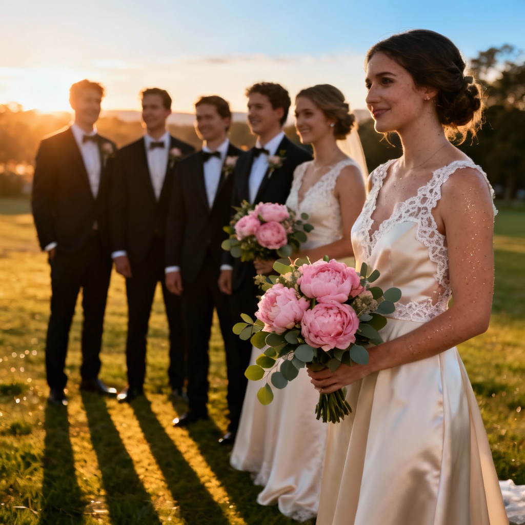 AI adds bridesmaid to wedding group photo