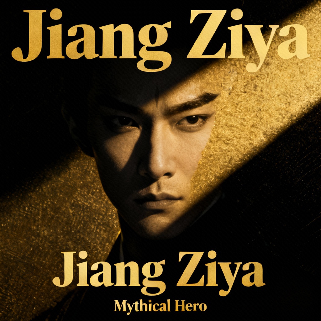 AI Jiang Ziya poster with cinematic design