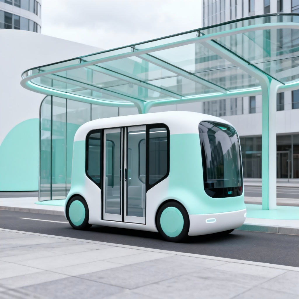 AI Autonomous City Pod Vehicle