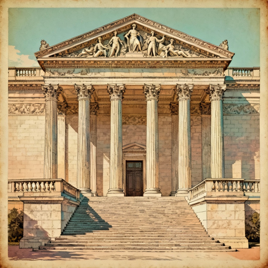AI Beaux-Arts Museum Facade