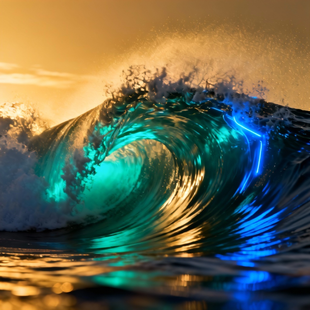 Free AI Waves Generator Online | Create Ocean, Sound, and Abstract Wave Art