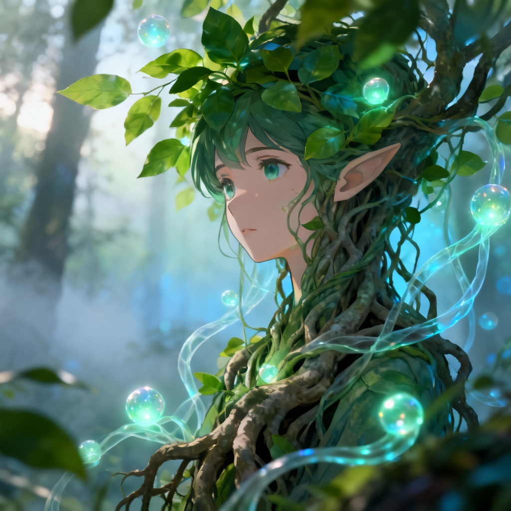 AI Forest Dryad Spirit
