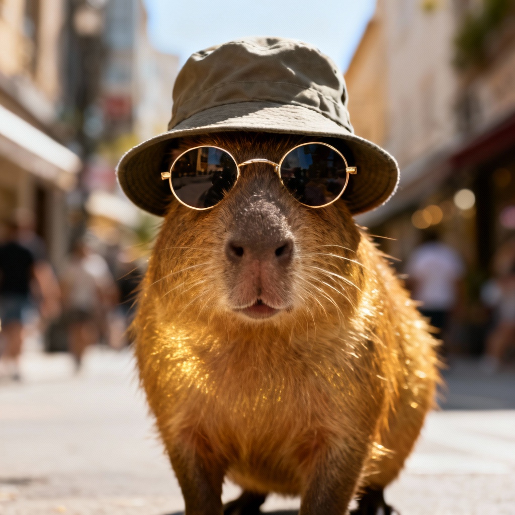 AI Capybara Meme Photo
