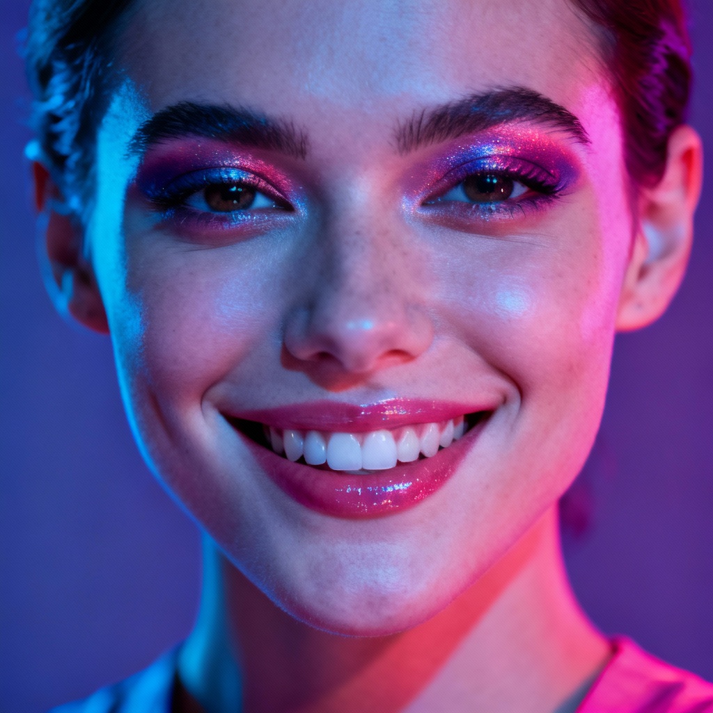 AI Fashion Editorial Smile