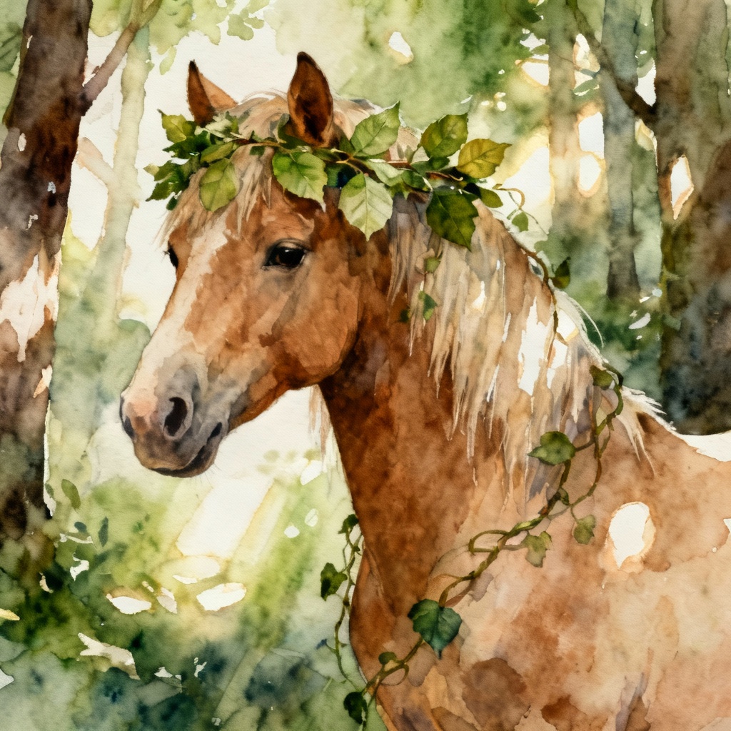 MLP AI generator forest druid pony