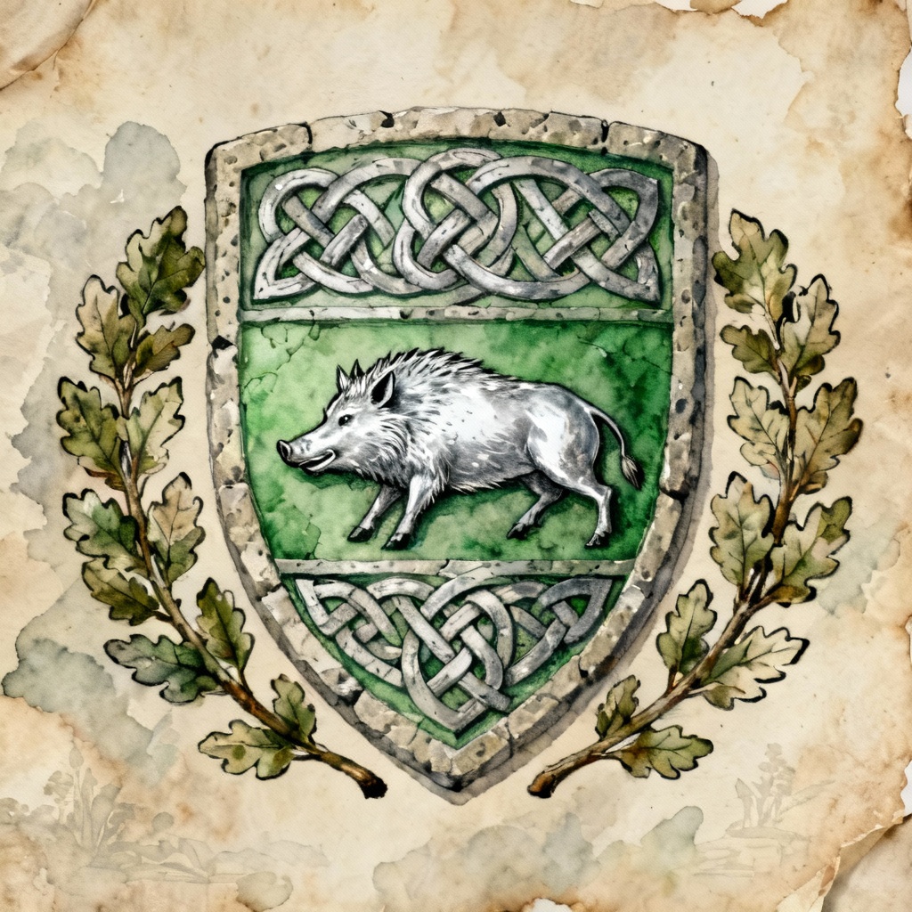 AI Celtic Knot Ancestral Shield