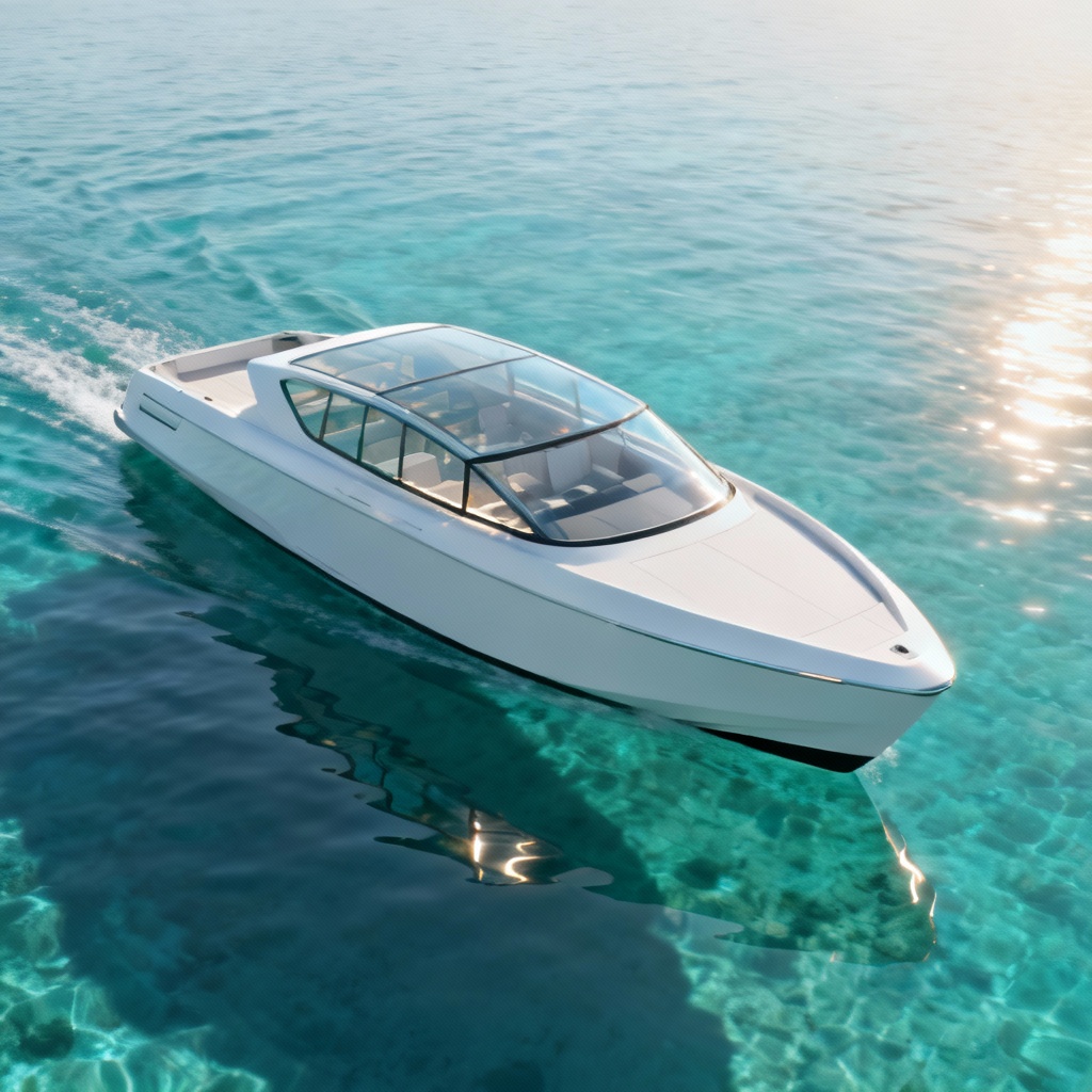 AI Futuristic Yacht