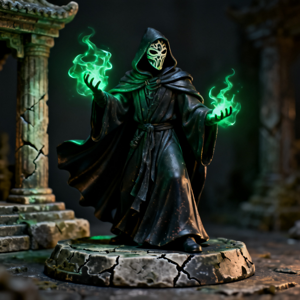 AI masked dark sorcerer rival action figure