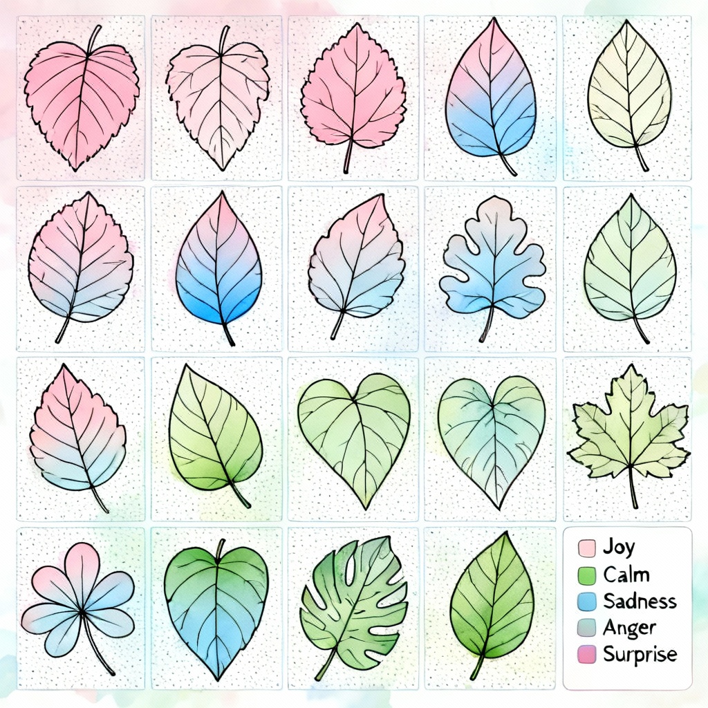 AI mood tracker journal with botanical theme