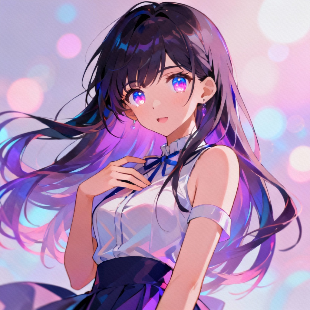 AI gorgeous anime heroine portrait