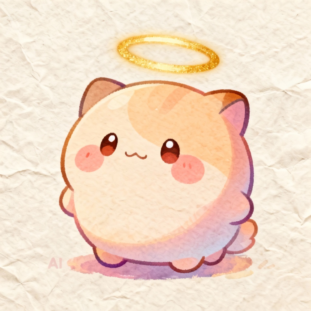 AI Ash Navi Pet cozy pastel mascot
