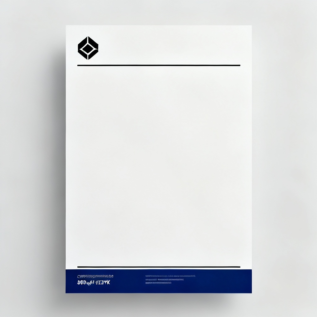AI letterhead template with emblem
