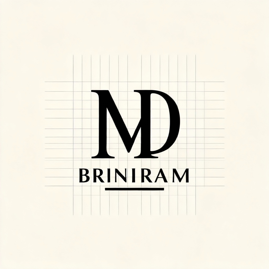 AI monogram logo for personal brand initials