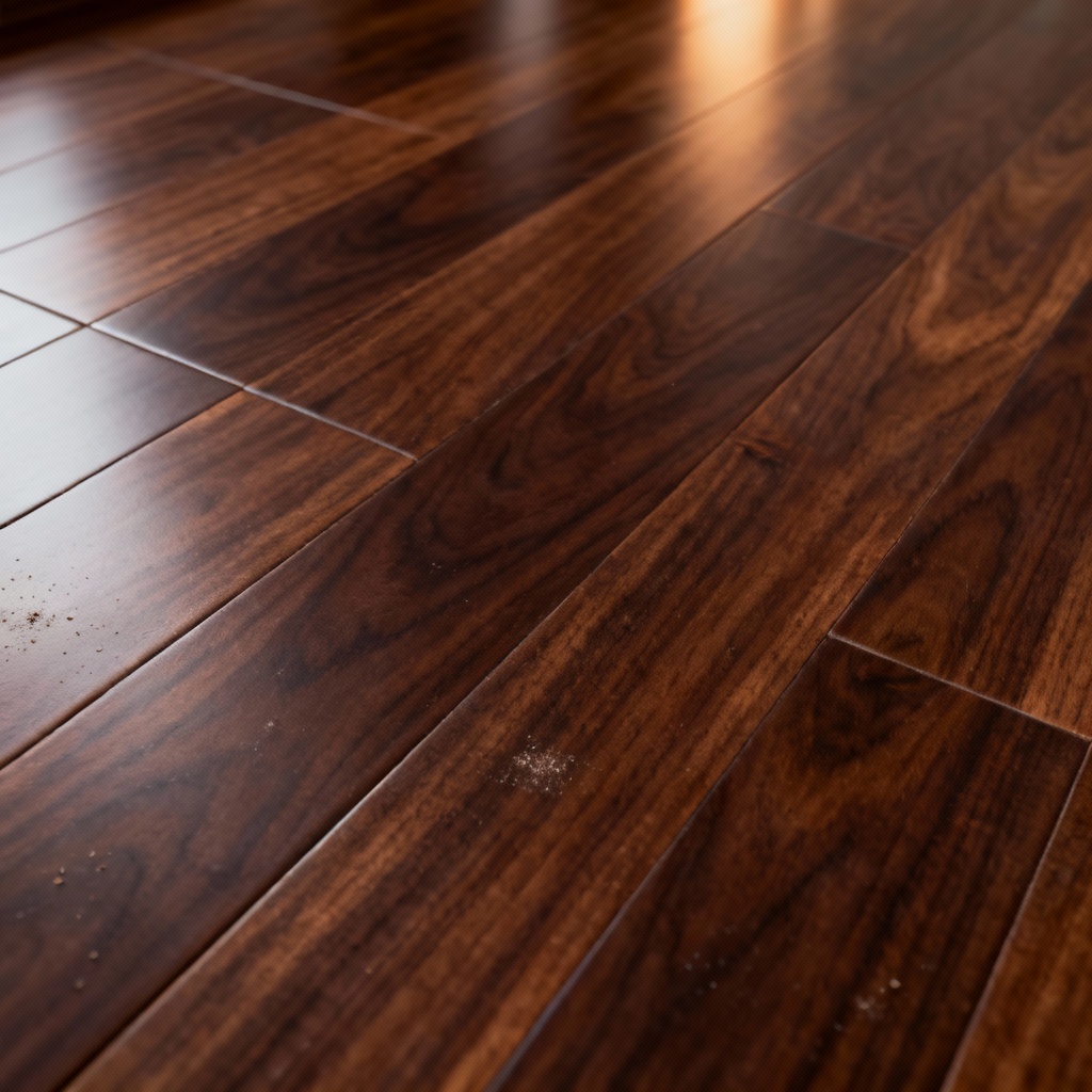 AI dark walnut wood background