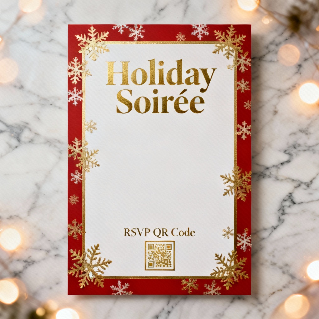 AI Holiday Party Invitation Cover