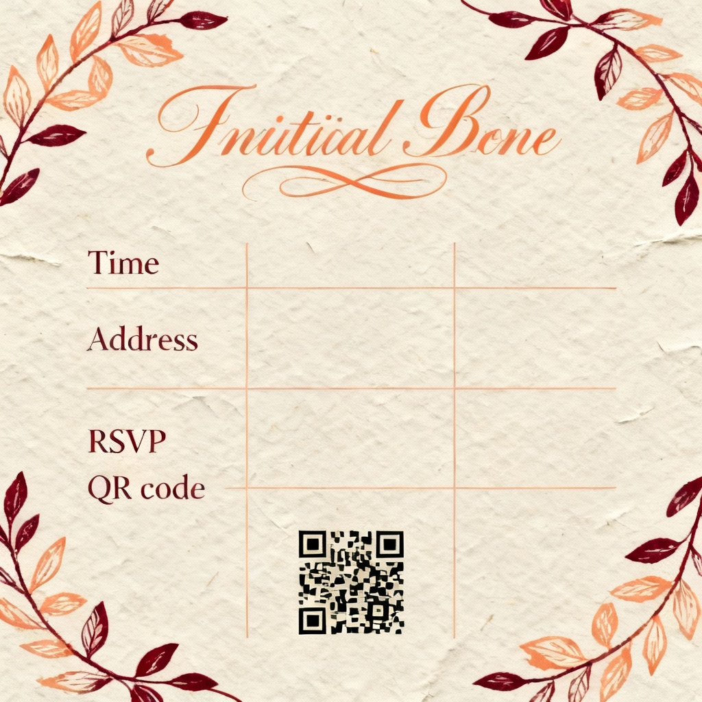 AI Friendsgiving invitation template