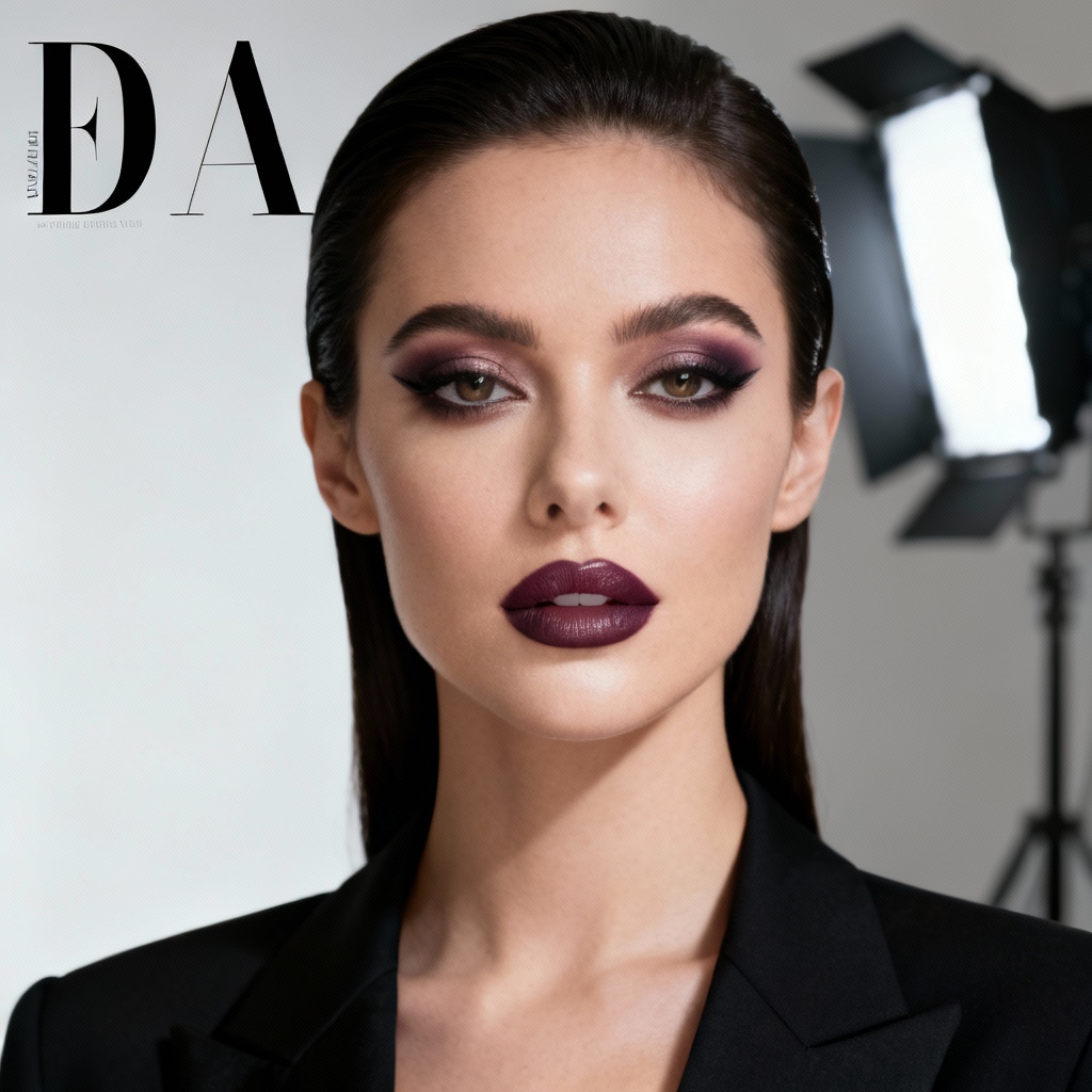 AI magazine cover celebrity look-alike portrait