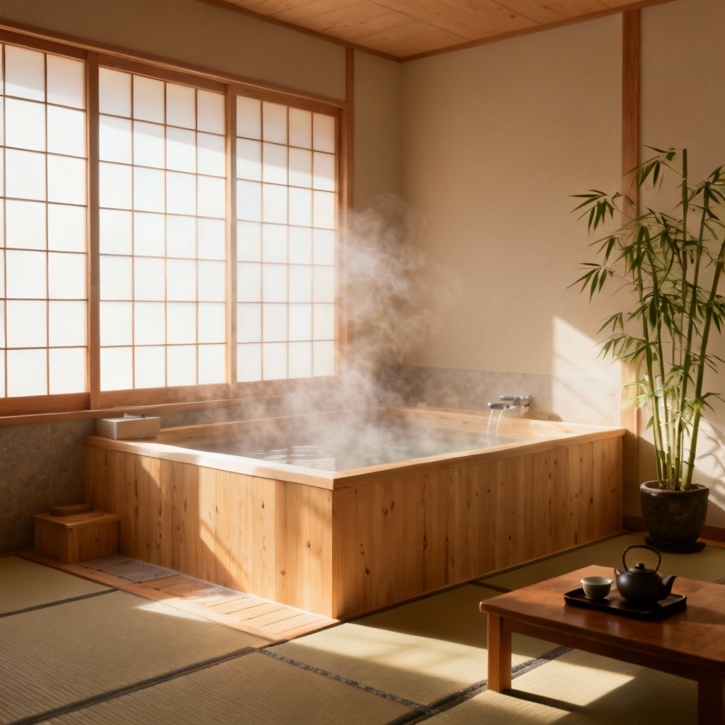 AI Ryokan Room with Private Hinoki Bath