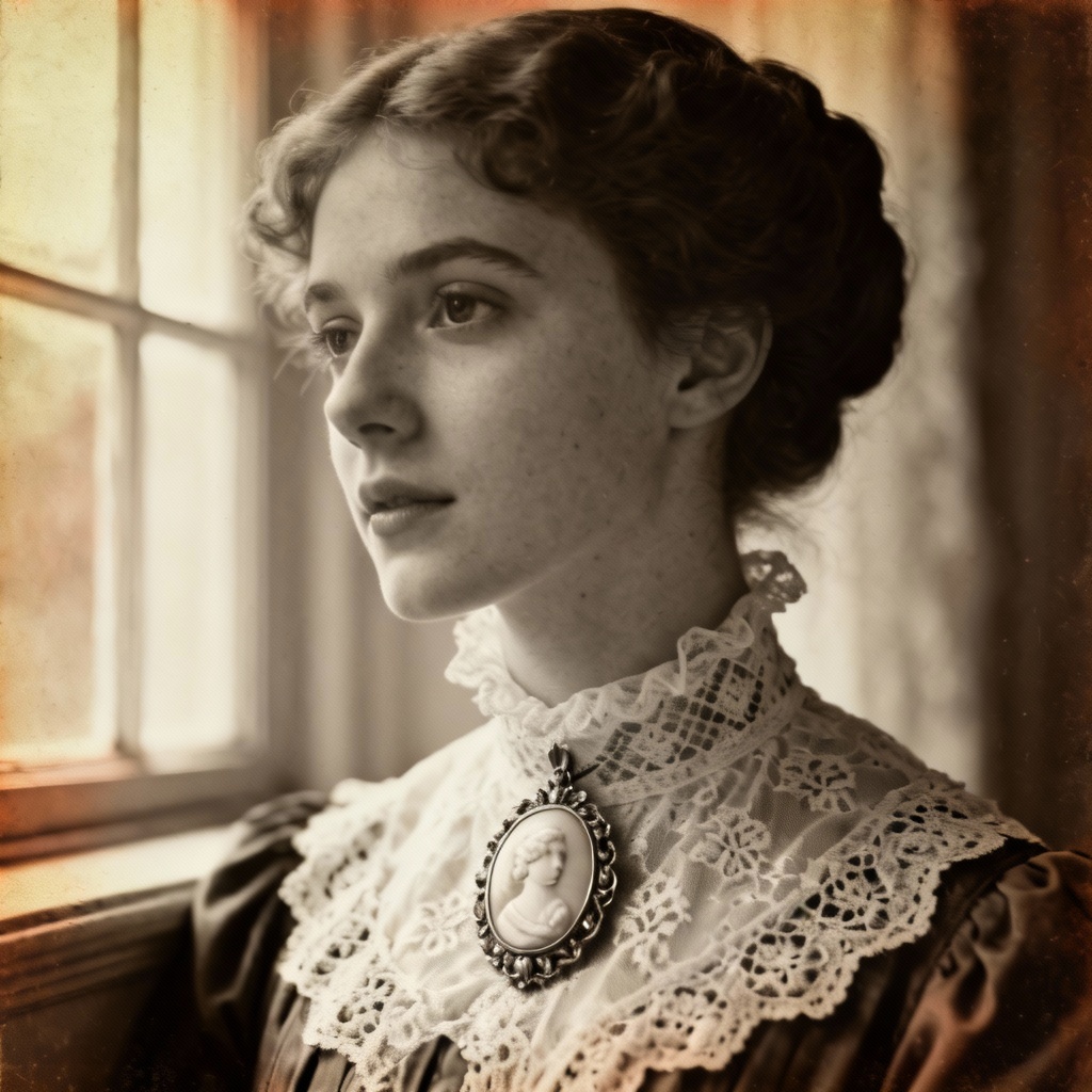 AI Victorian Elegance Portrait