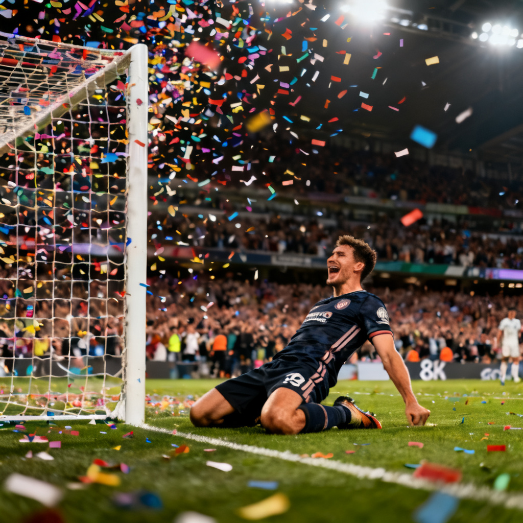 AI fifa-worldcup goal celebration image