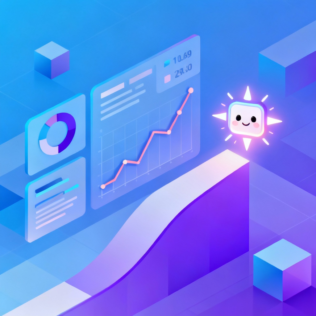 Landing page hero illustration for a marketing campaign
