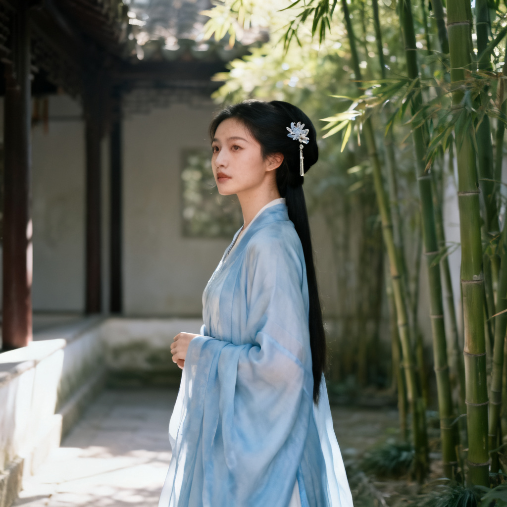 AI Hanfu Chinese Beauty Portrait