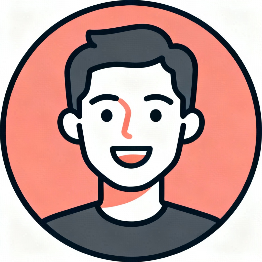 AI channel avatar with stylized portrait in brand palette