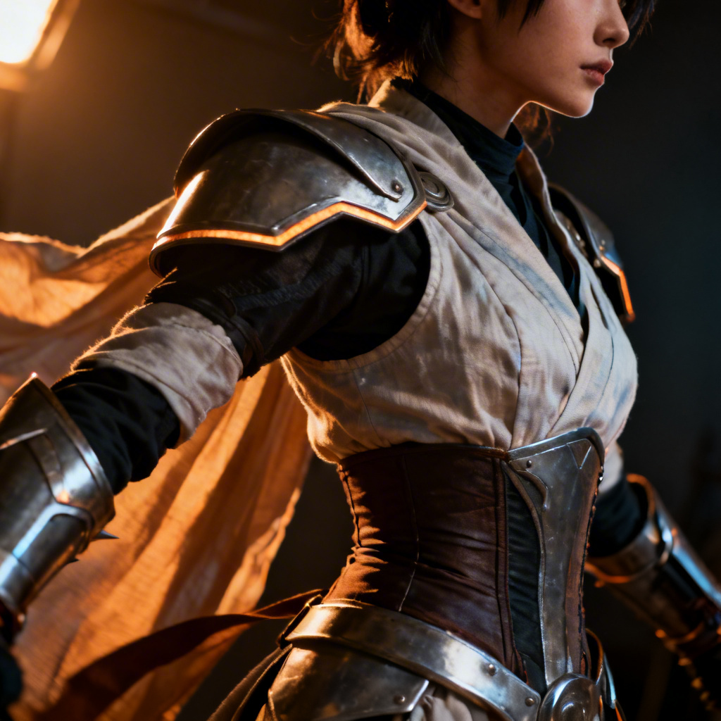 AI slimming for cosplay silhouette refinement