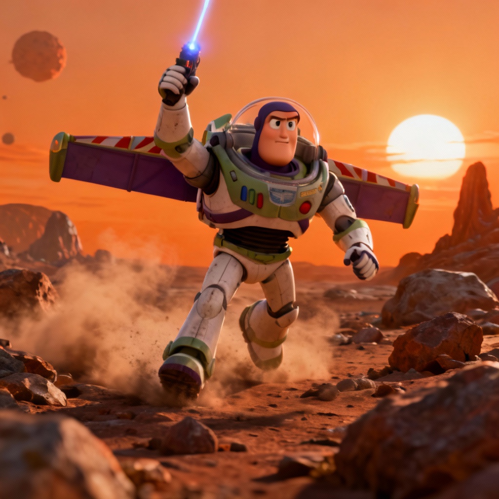 AI Buzz Lightyear Planet Landing
