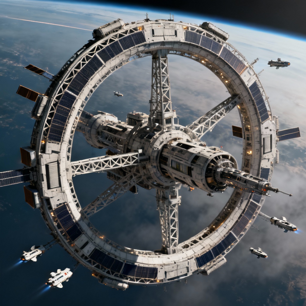Free AI Space Station Generator Online | Design Futuristic Orbital Habitats