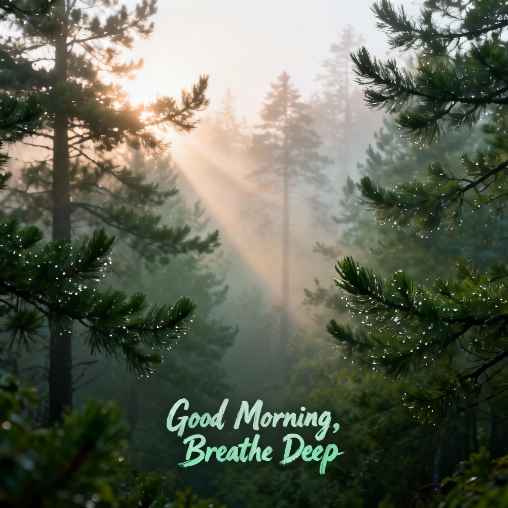 AI Nature Good Morning Wallpaper