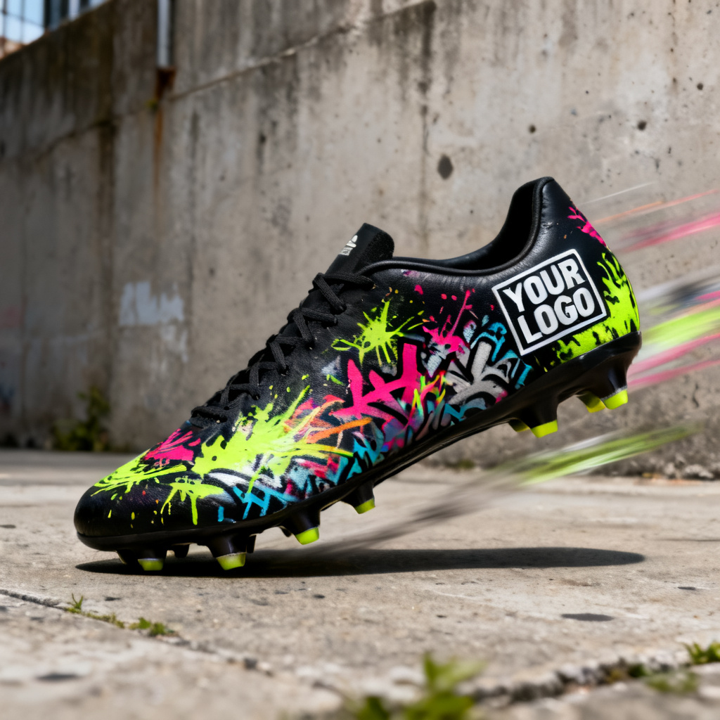 AI street graffiti limited edition cleats design