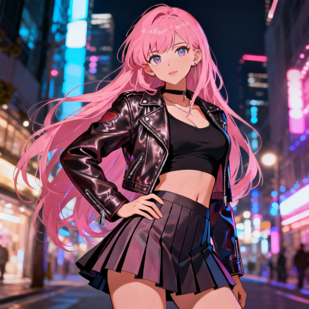 AI anime adult glam character image