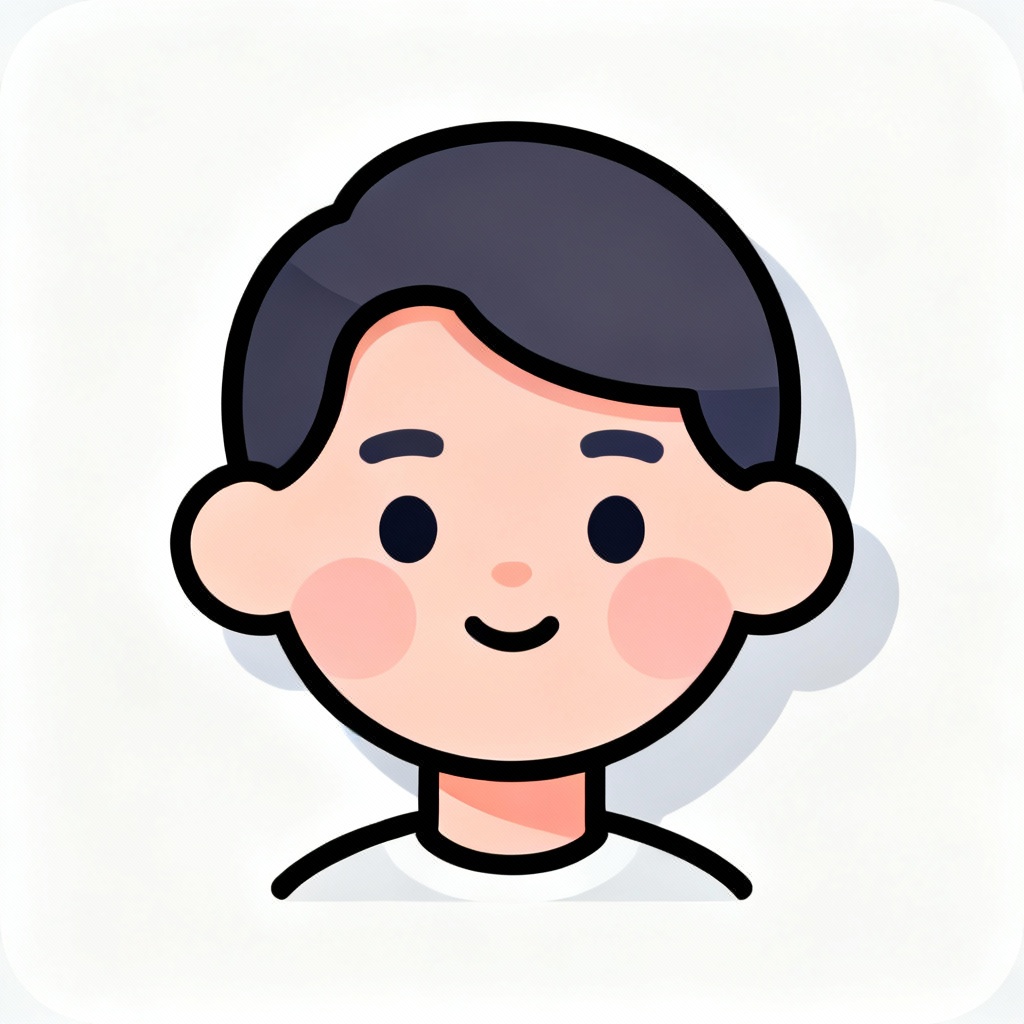 AI simple illustration avatar preview in flat pastel style