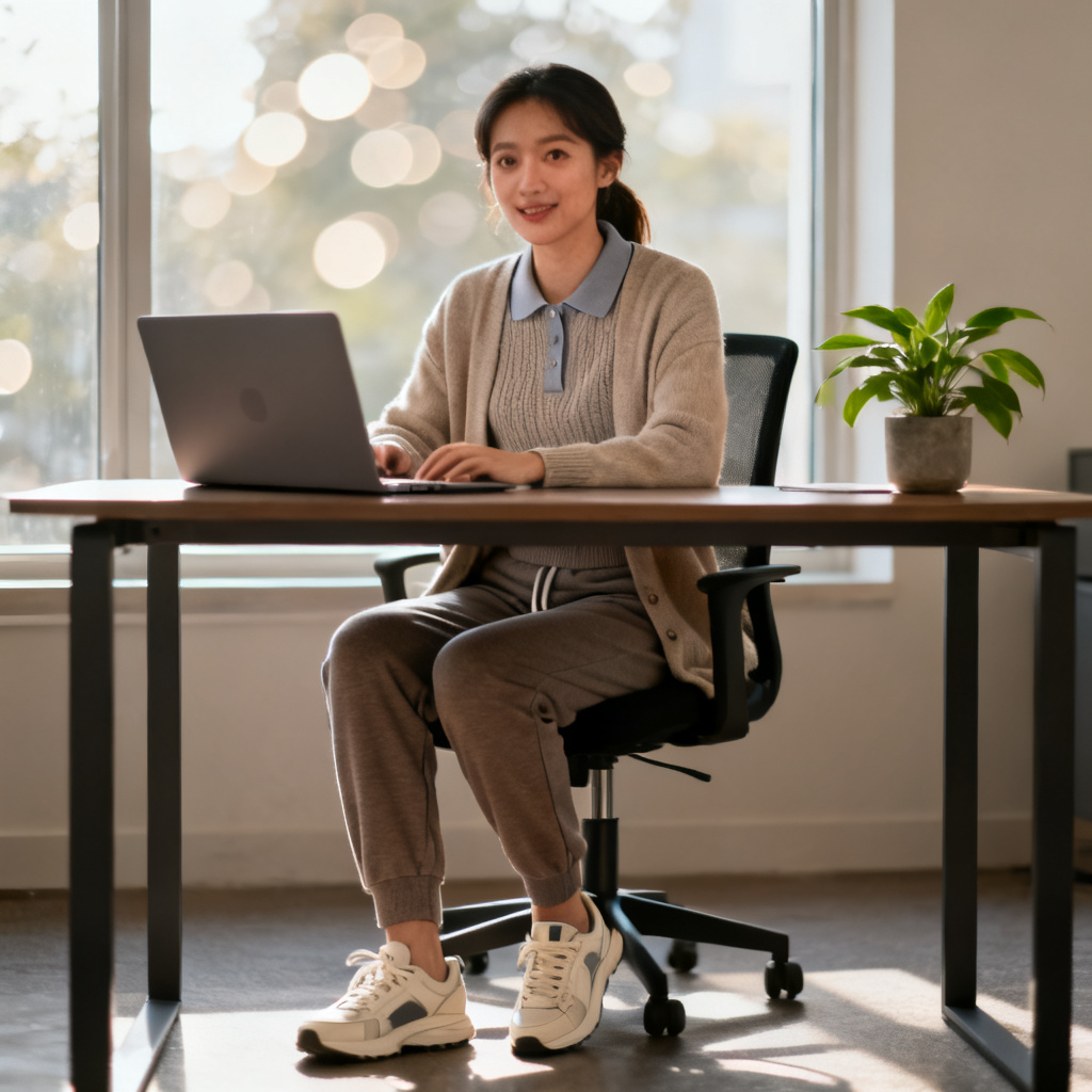 AI remote work outfit for video calls