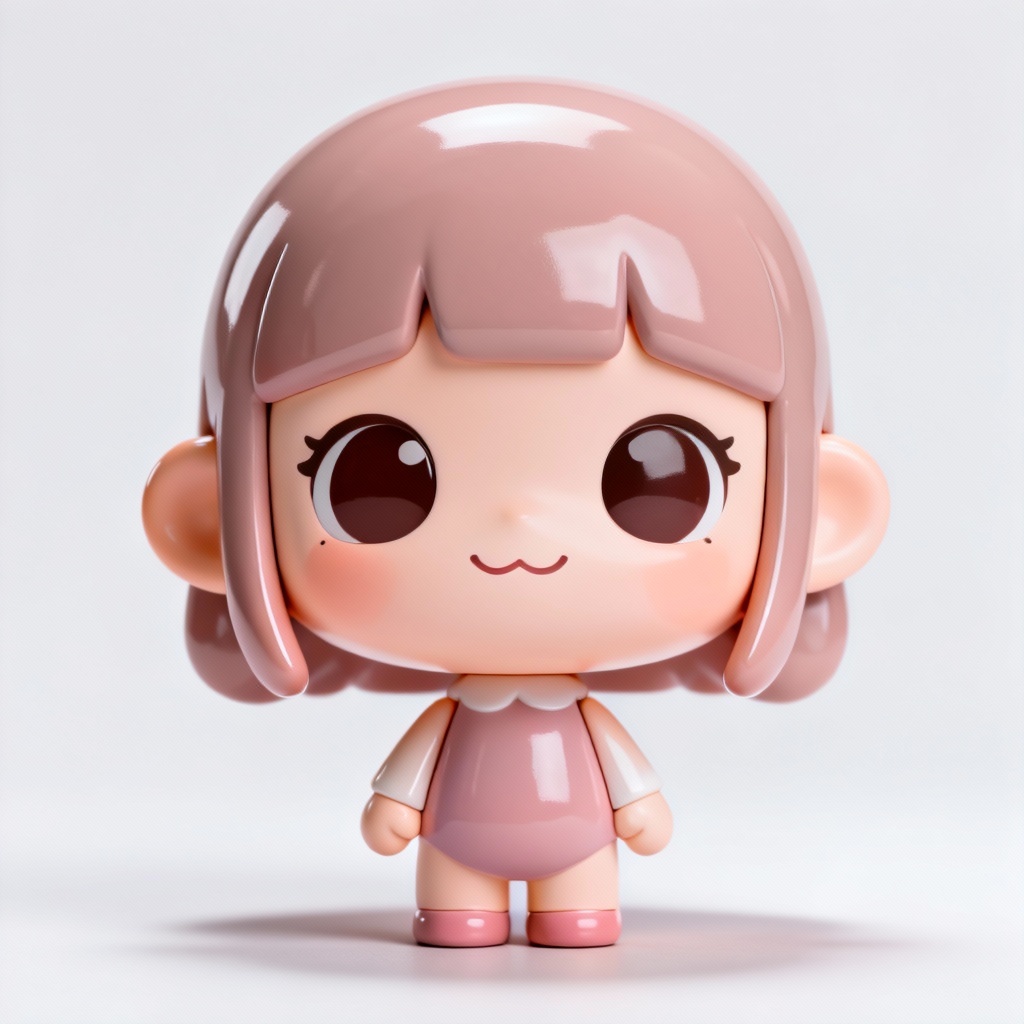 AI Pop Mart style avatar with glossy 3D vinyl look