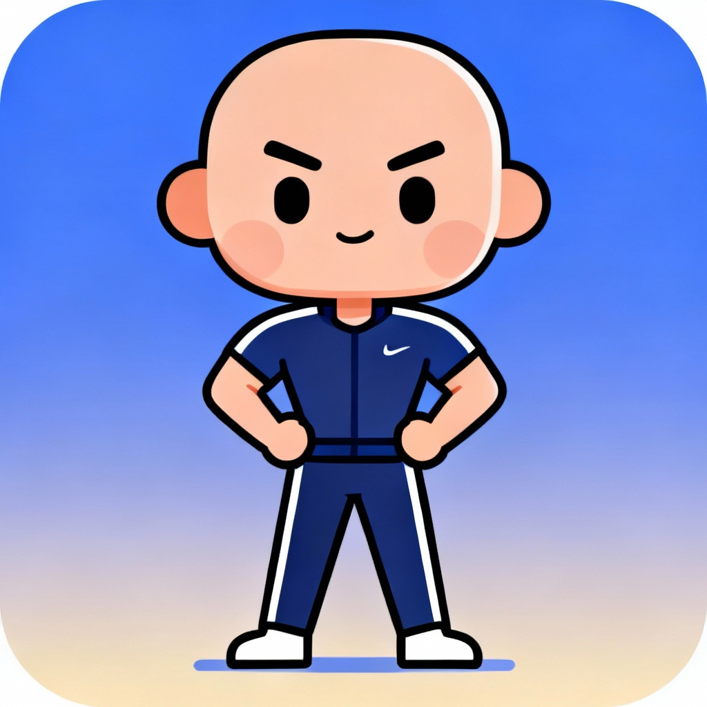 AI large headed cartoon avatar coach