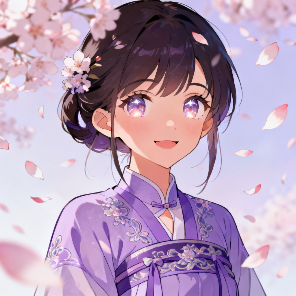 AI Chinese Anime Girl Portrait