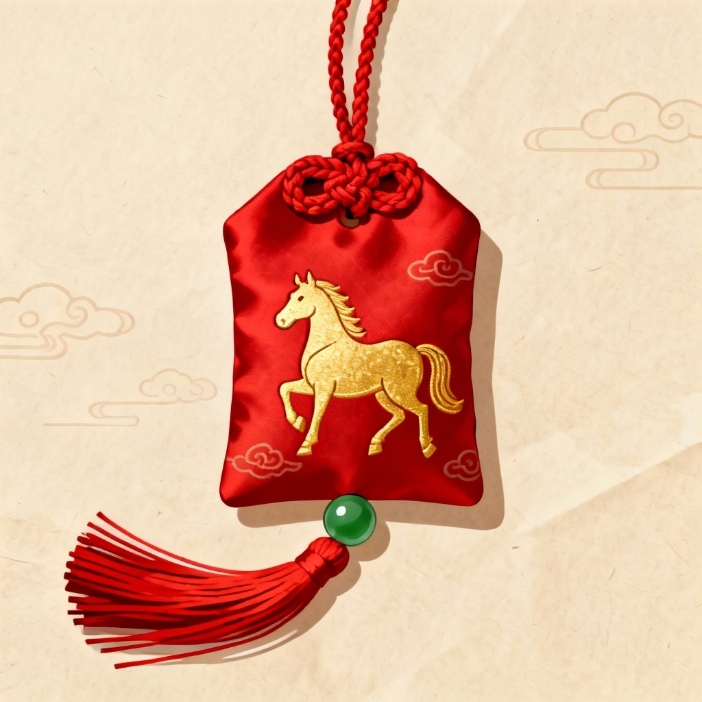 AI 2026 Year of the Horse lucky charm omamori