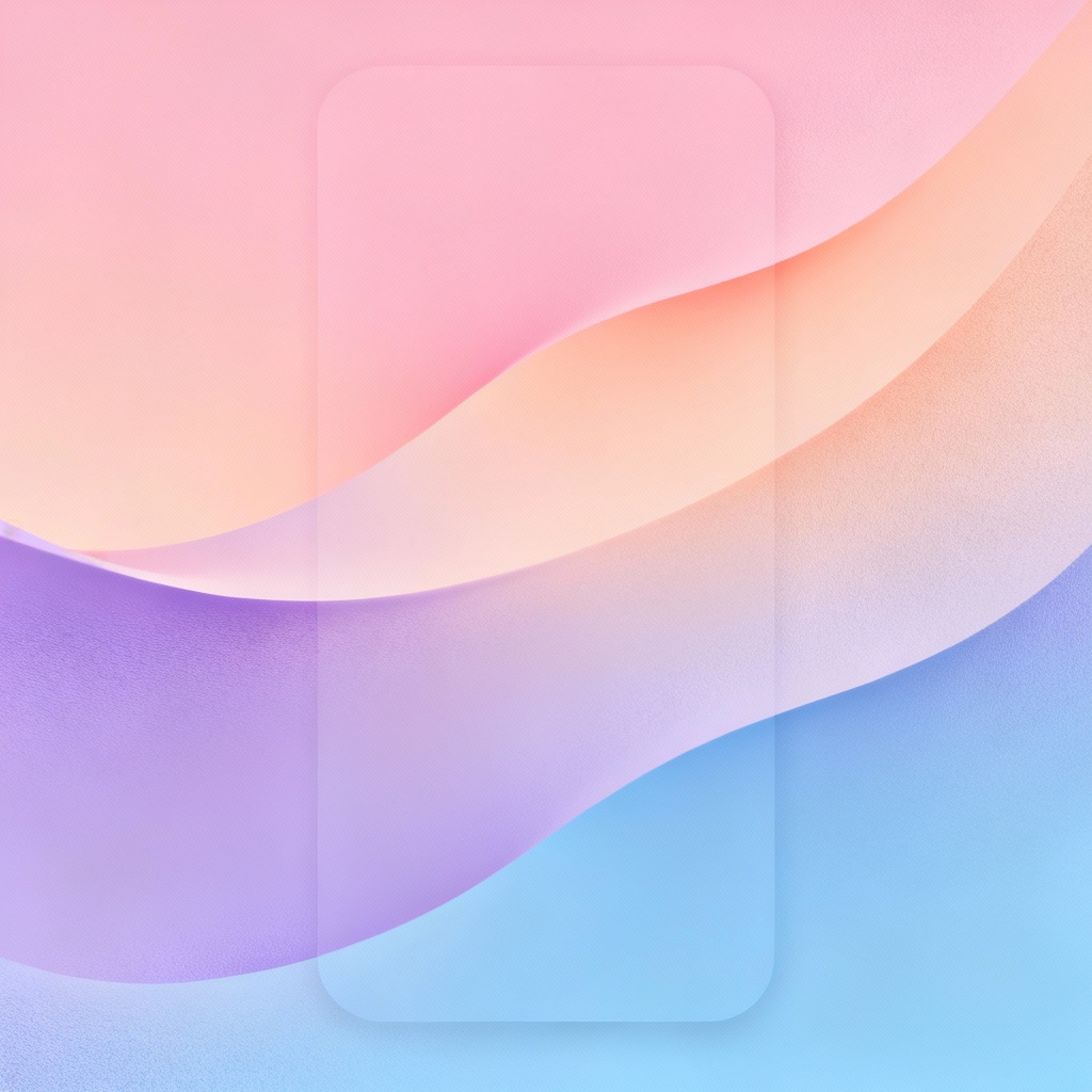 AI pastel gradient aesthetic wallpaper in soft 4K colors