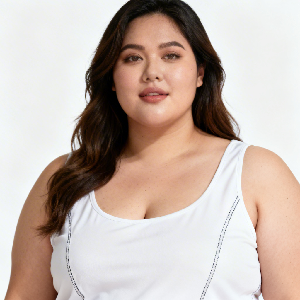 AI proportional slimming for inclusive catalog fit preview