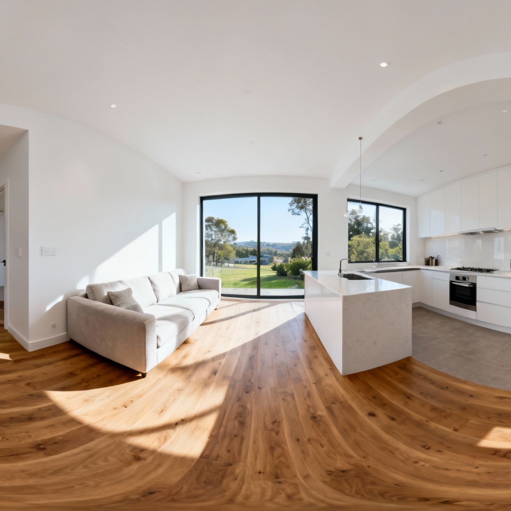 AI 360 interior real estate panorama