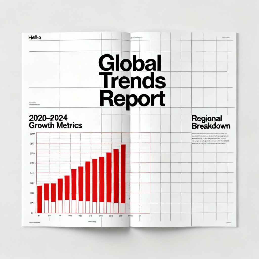 AI Swiss style infographic layout