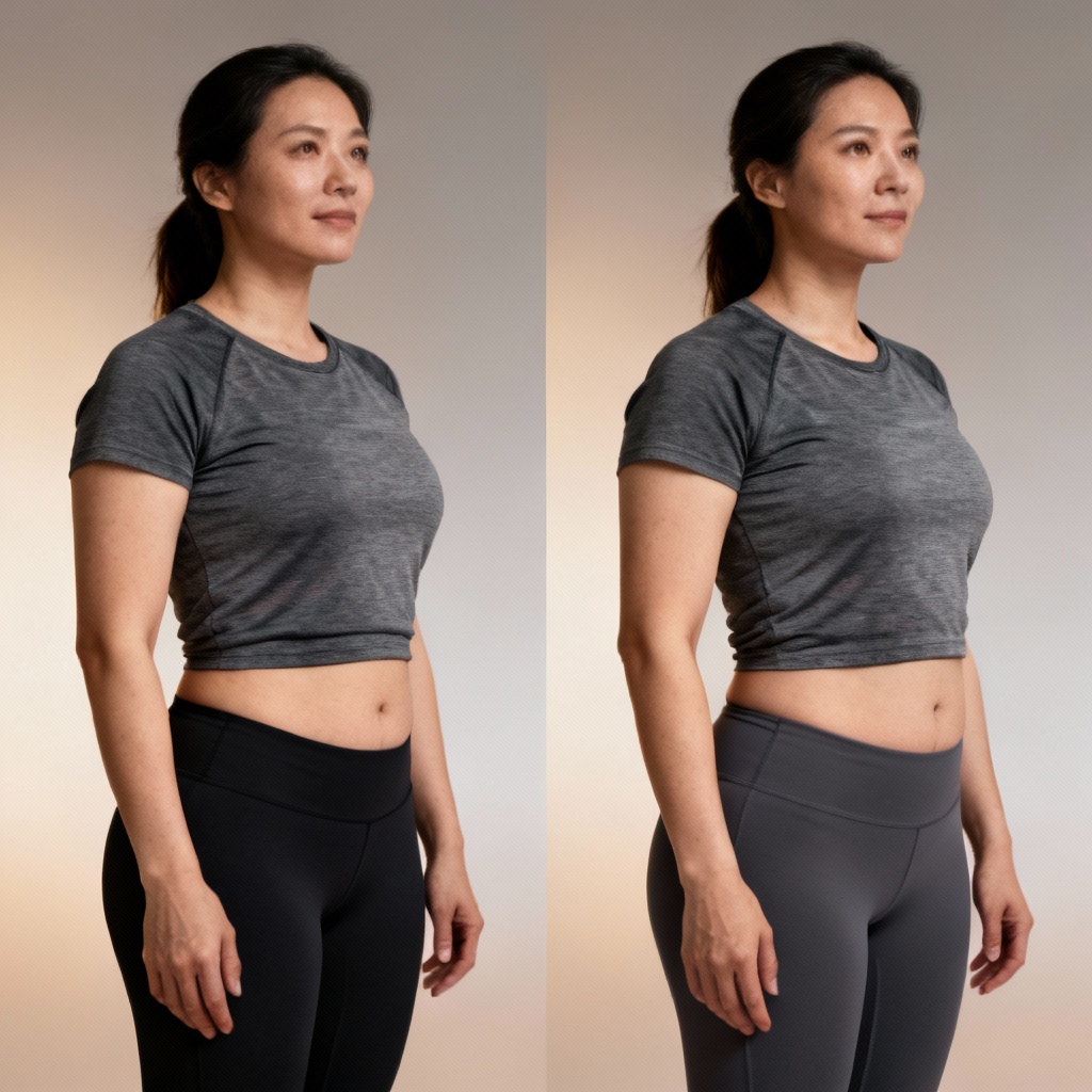 AI weight loss before and after transformation