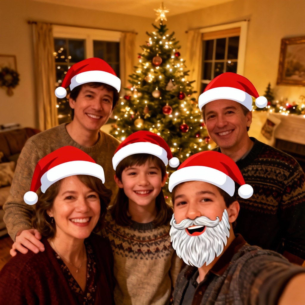 Free AI Santa Selfie Generator Online Create Festive Santa Selfies